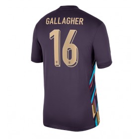 England Conor Gallagher #16 Borte skjorte EM 2024 Kortermet